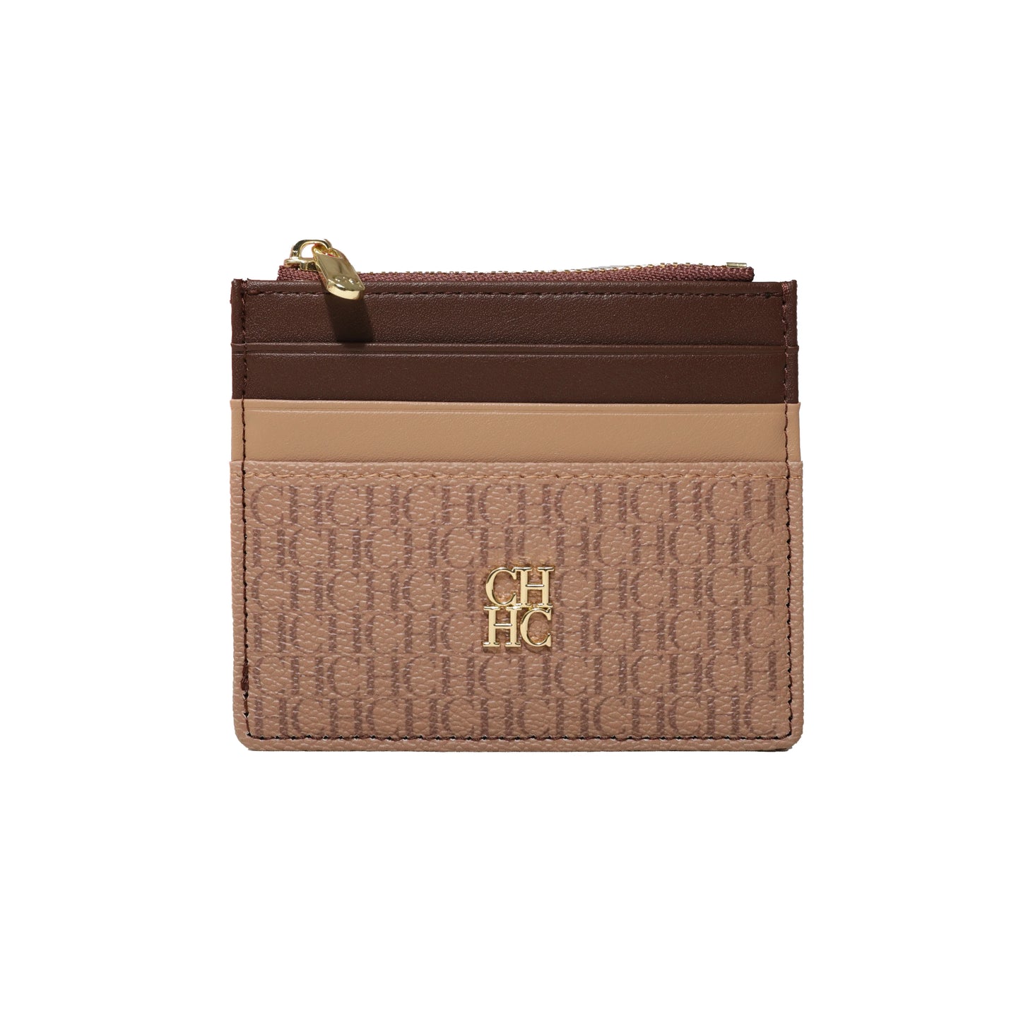 CH Portable Women's Wallet Exquisite Urine Decoration Durable and Elegant Brand Design Letter Decoration Zipper Card Bag