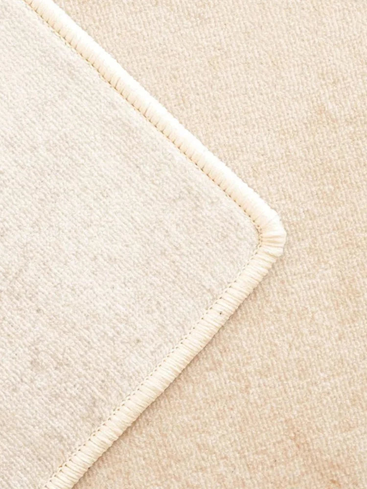 Tejesa Black and White Plaid Living Room Large Area Carpet Square Geometric Bedroom Carpet Minimalist Checkerboard Rug Cream Style Rugs
