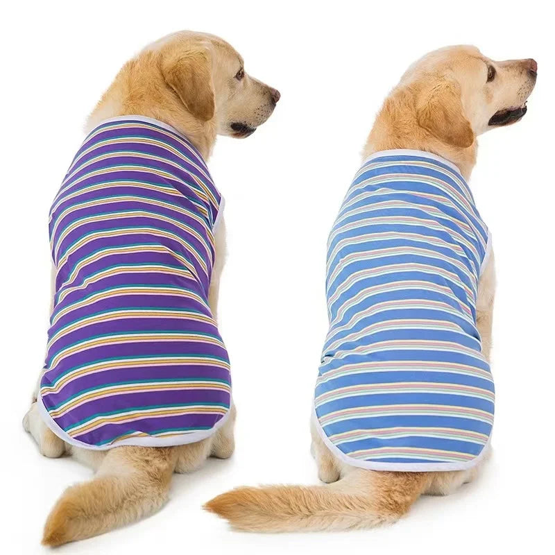 Tejesa Summer sleeveless vest for medium and large dogs, summer pet pajamas and home clothes, which can be applied to various medium an