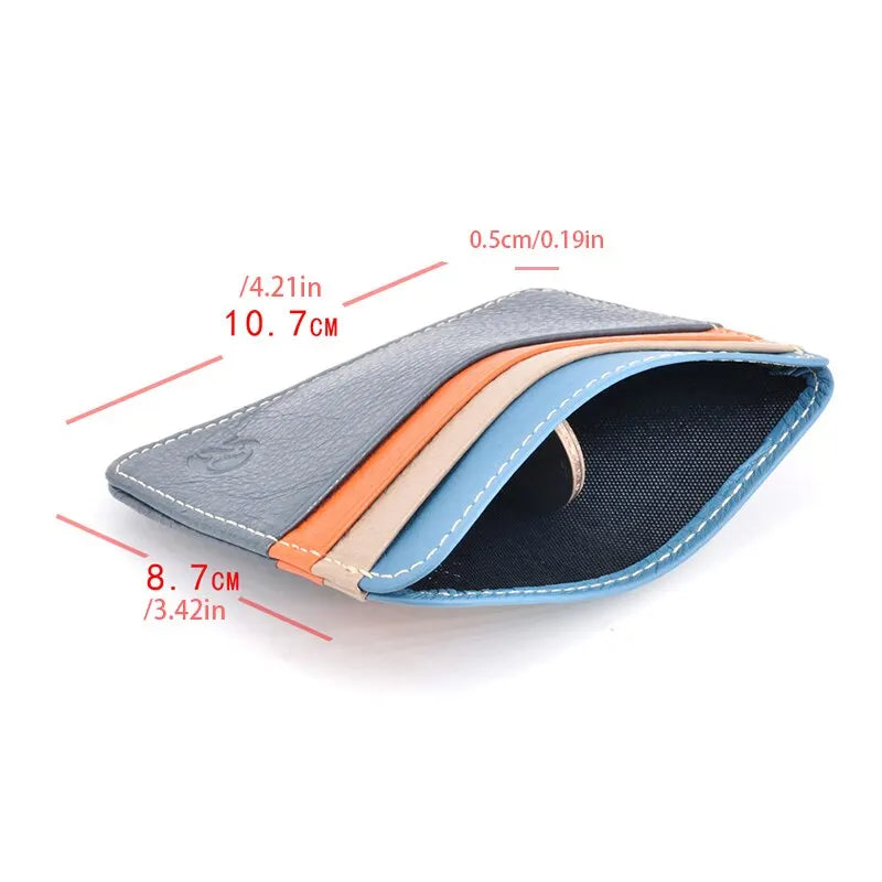 Hemasa Small Round Layer Change Bag Card Holder Drivers License Bag