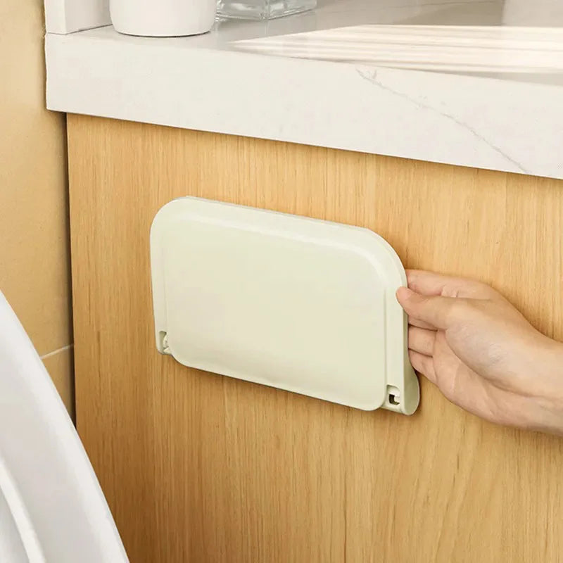 Hemasa Foldable Wall Shelf Bathroom Punch-free Wall-mounted Storage Rack Phone Holder