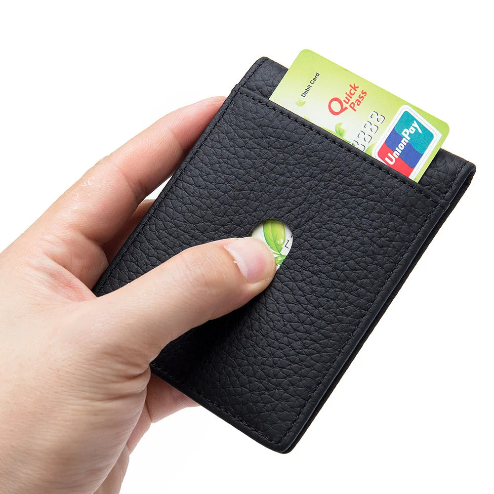 Tejesa Driver License Holder Card Wallet Cow Leather RFID Cover for Driver's Documents Business Credit Card Holder Thin Purse for Male