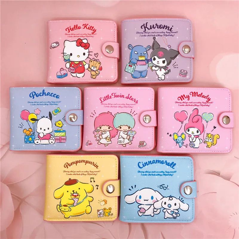 Hemas Pink Wallet Casual Money Bag Coin Purse Card Holder Case Wallet