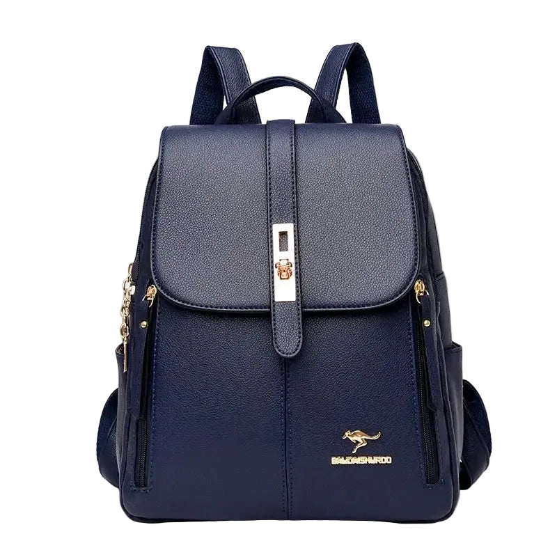 Women's 2024 Leather Bapa Faionable Polyester Material Dual-oulder Bag for Travel And Busin Trips