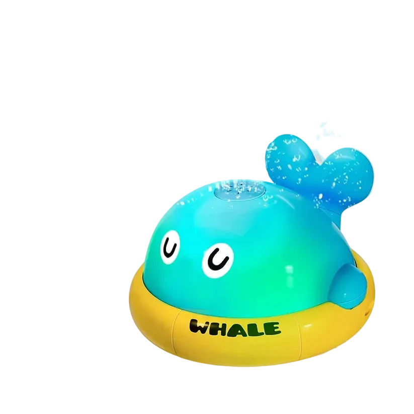 Tejesa Baby Bath Toys Toddler Bath Toys for Kids Light Up Whale Bath Toys Sprinkler Pool Water Table Infant Toys Bathtub Fountain Toy
