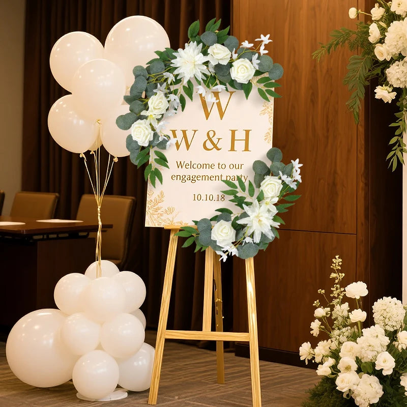 Tejesa Cross-Border Hot-Selling New Artificial Flower Arch for Home Decoration, Wedding, Festival, Hotel and Auditorium Decoration
