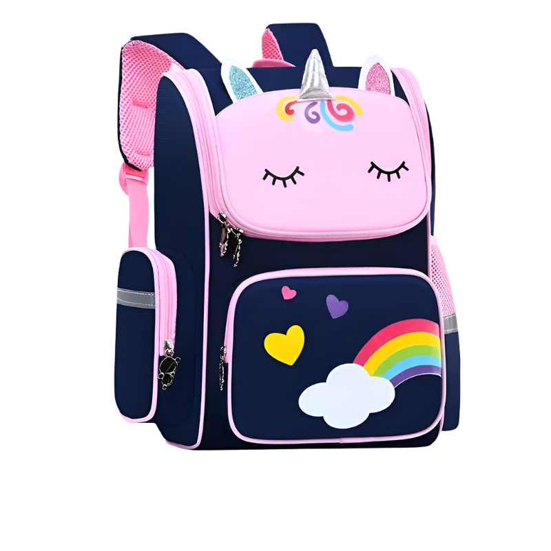 Hemasa  Schoolbag Cute Student School Backpack Cartoon Unicorn Bagpack Primary School Bags for Teenage Girls Kids