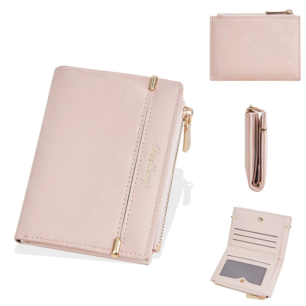 Luxury Ins Fashion Wallet for Women, Baellerry Slim Short Purse with Multi Card Slots, RFID Protection Gift