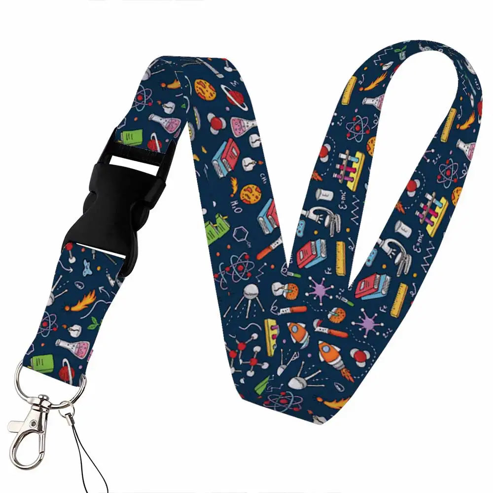 Tejesa  Lanyard Keys Chain Badge Holder ID Credit Card Pass Hang Rope Lariat Mobile Phone Charm Accessories Gifts