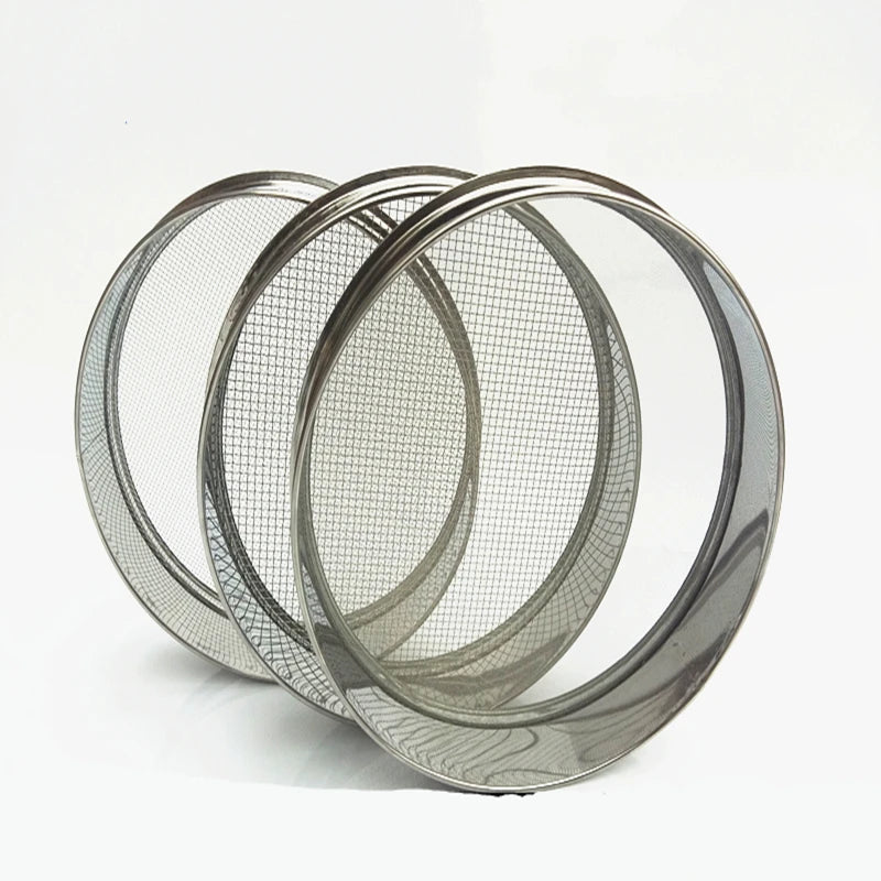 Hemasa 4-500M Round Stainless Steel Shakers Kitchen Flour Powder Filter Screen Soil Strainer