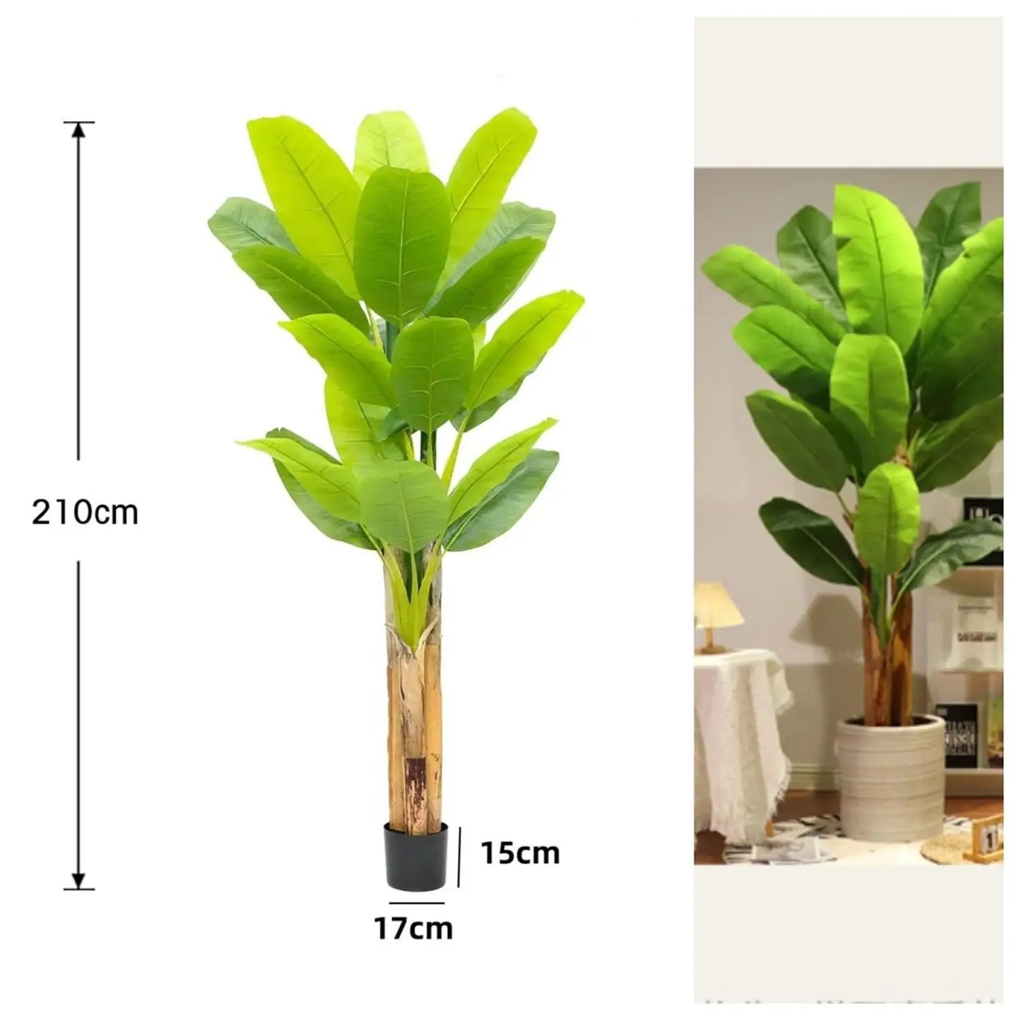 Artificial Banana Tree Artificial Bird Of Paradise Plant Bird Of Paradise Artificial Plant Banana Tree For Home Office Decor