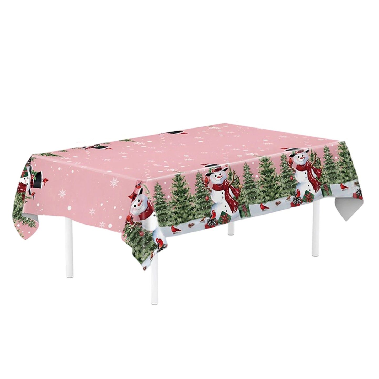 Tejesa Christmas Theme Party Tablecloth / Party Venue Layout Decorations Christmas Decoration Table Cloth