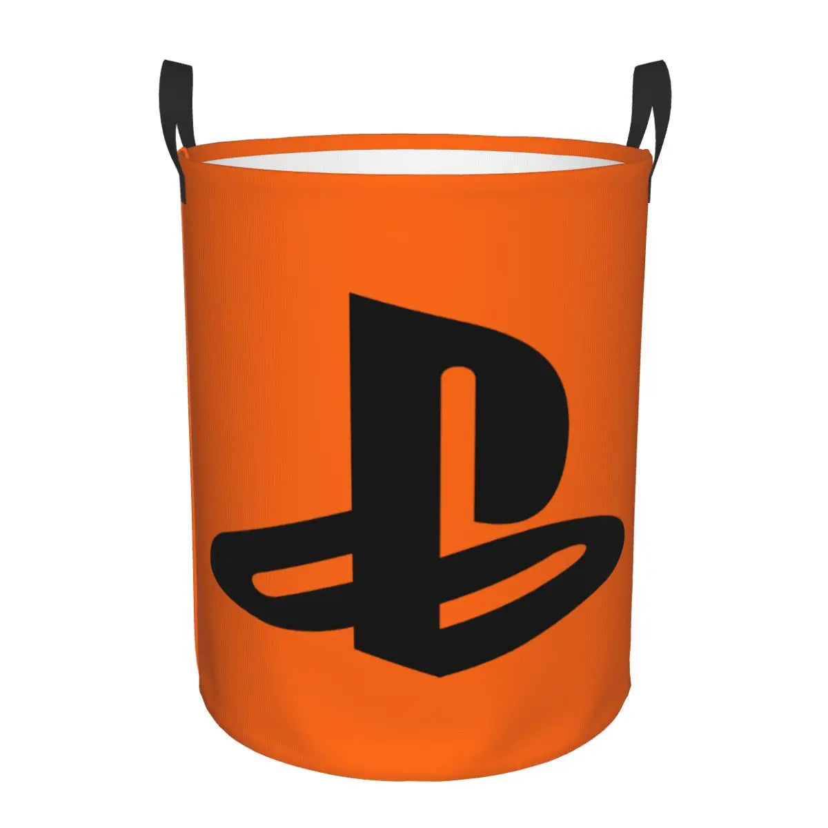 Customized Playstations Buttons Laundry Basket Collapsible Game Gamer Gift Clothes Toy Hamper Storage Bin for Kids Nursery