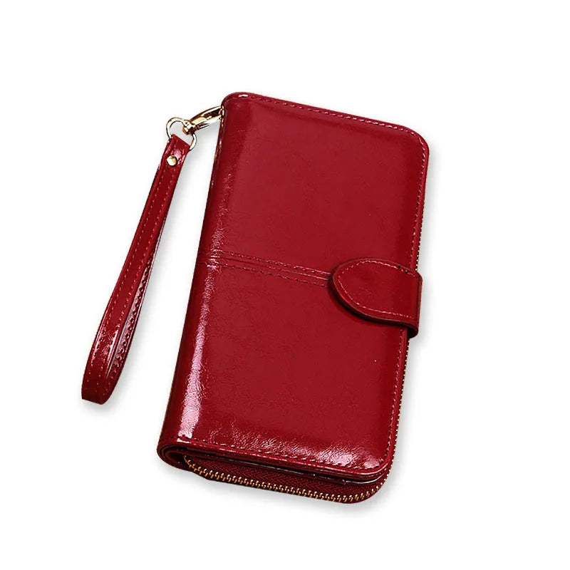 Pu Leather Women Wallets Women Purses Fashion Long Zipper Women's leather Money Coin Holder Female Purse Female Purse Zipper