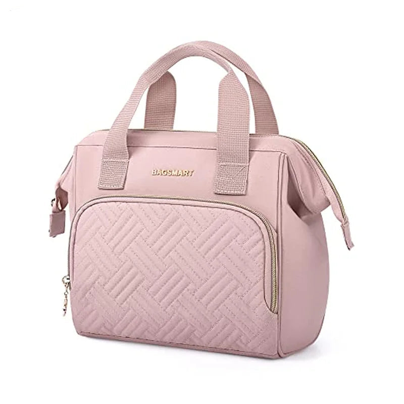 Hemasa  Cosmetic Bag with Wide-open and Carry Handle Toiletries Travel Organizer Case for Women