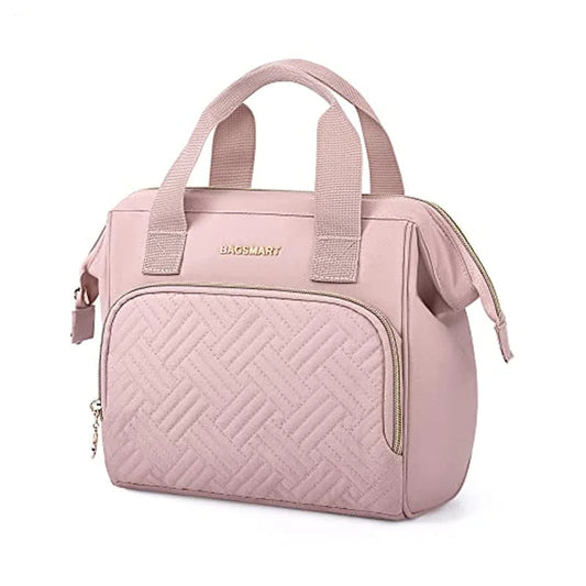 Hemasa  Cosmetic Bag with Wide-open and Carry Handle Toiletries Travel Organizer Case for Women