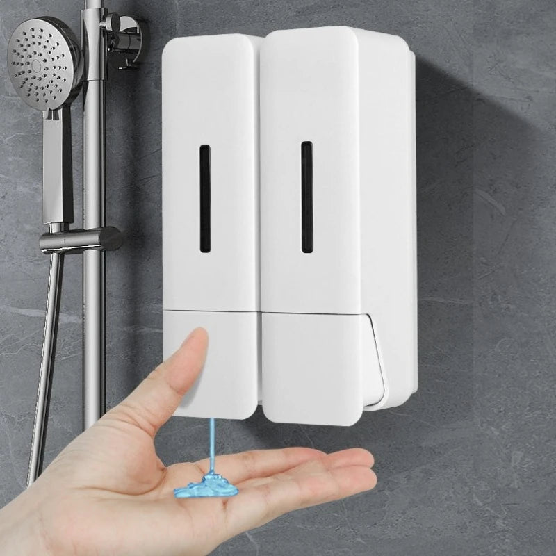 Tejesa 250ml wall hanging free punching manual bathroom soap dispenser hand soap shampoo hotel Hotel Shampoo Shower soap dispenser