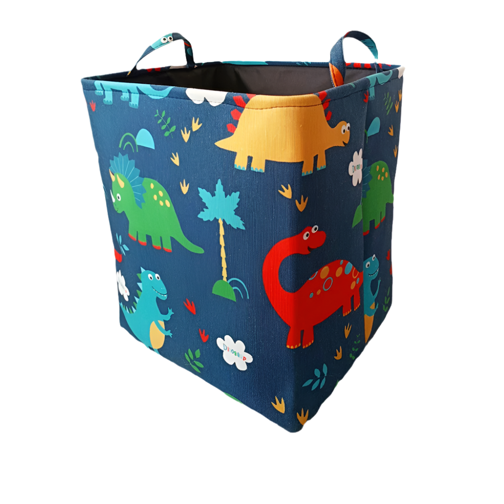 Hemasa Dinosaur Storage Basket Foldable Laundry Basket Toy Clothes Storage Hamper Organizer Storage Box for Bathroom Bedroom Nursery