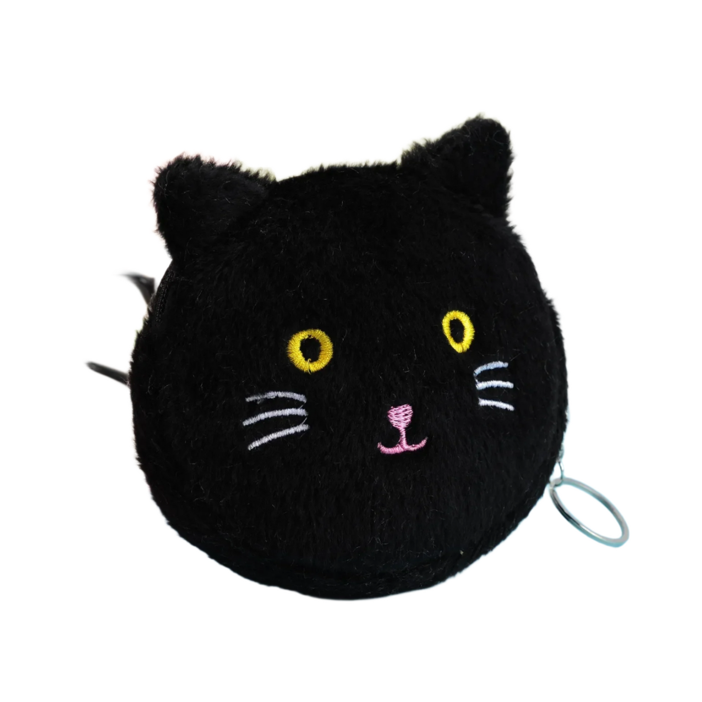 1PC Small Headphone Mini Wallet Money Bag Kids Gift Cute Animal Plush Coin Purse Zipper Change Purse with Keychain Pendant Bag