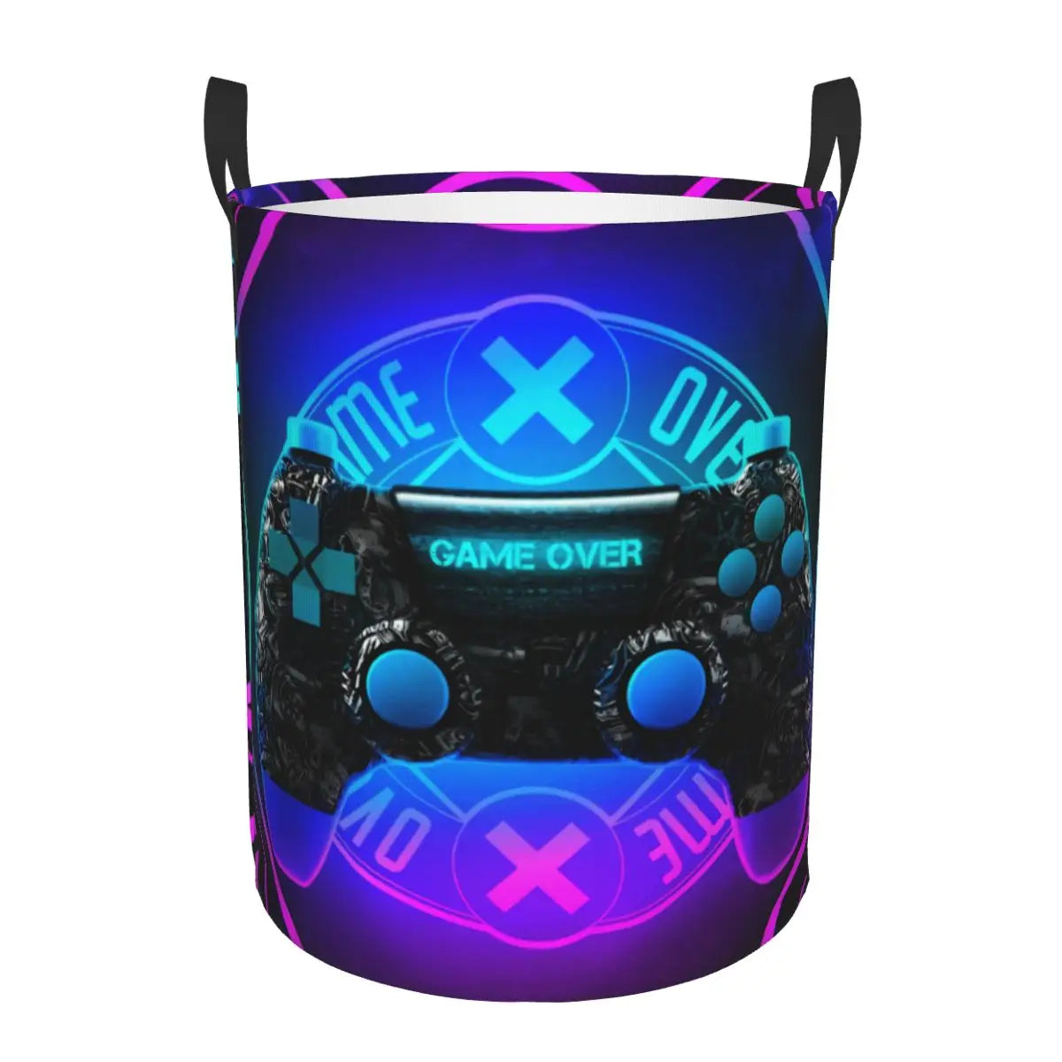 Hemasa Gamer Gaming Controller Laundry Large Clothes Storage Basket
