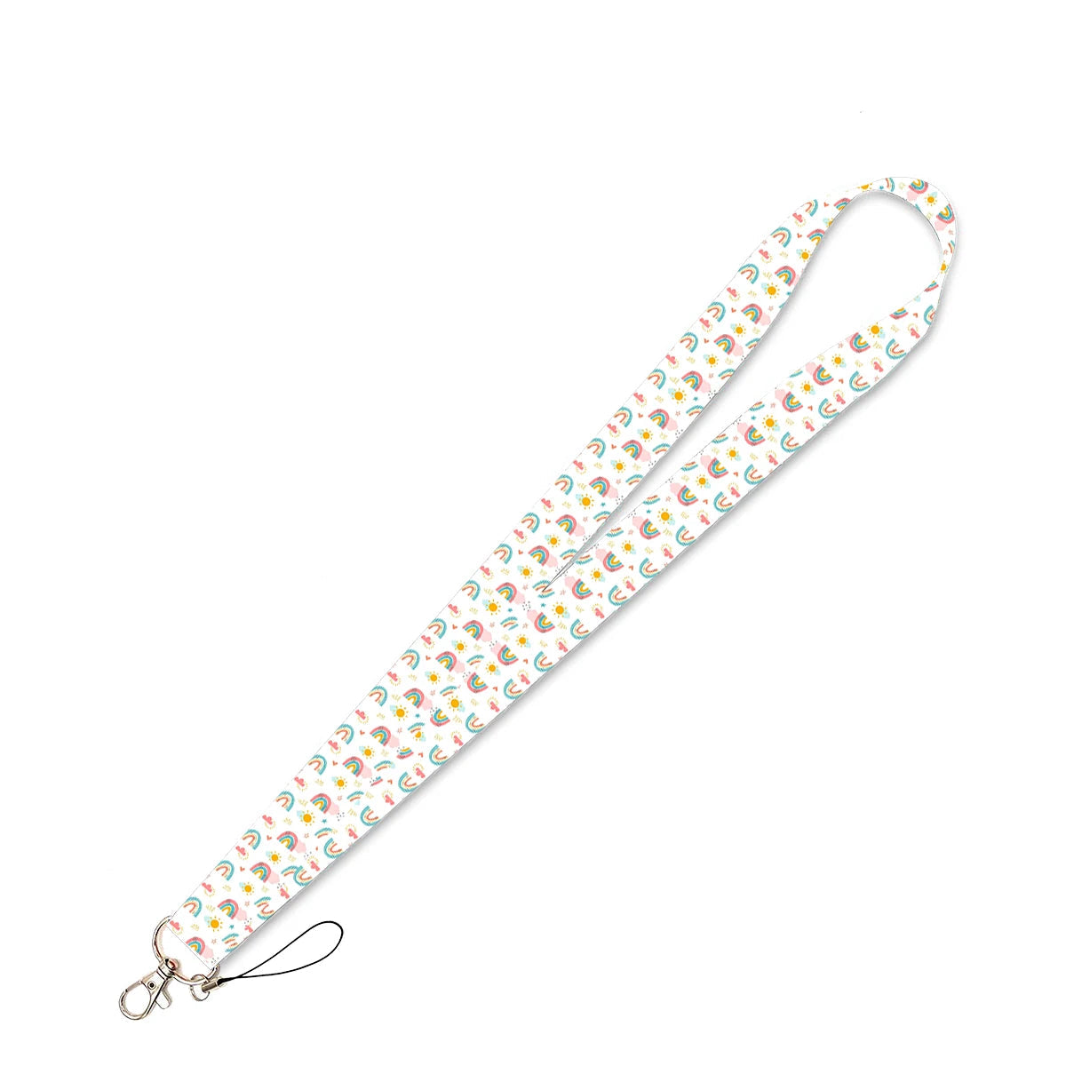 Tejesa 2pcs Beautiful Lanyard Keys Chain Badge Holder ID Credit Card Pass Hang Rope Lariat Mobile Phone Charm Accessories Gifts Wholesale