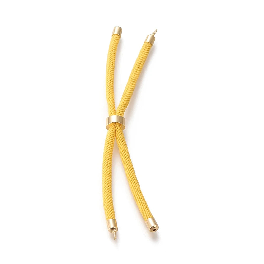 Tejesa 10Pcs Nylon Twisted Cord Bracelet /Adjustable Bracelets for women/Girls