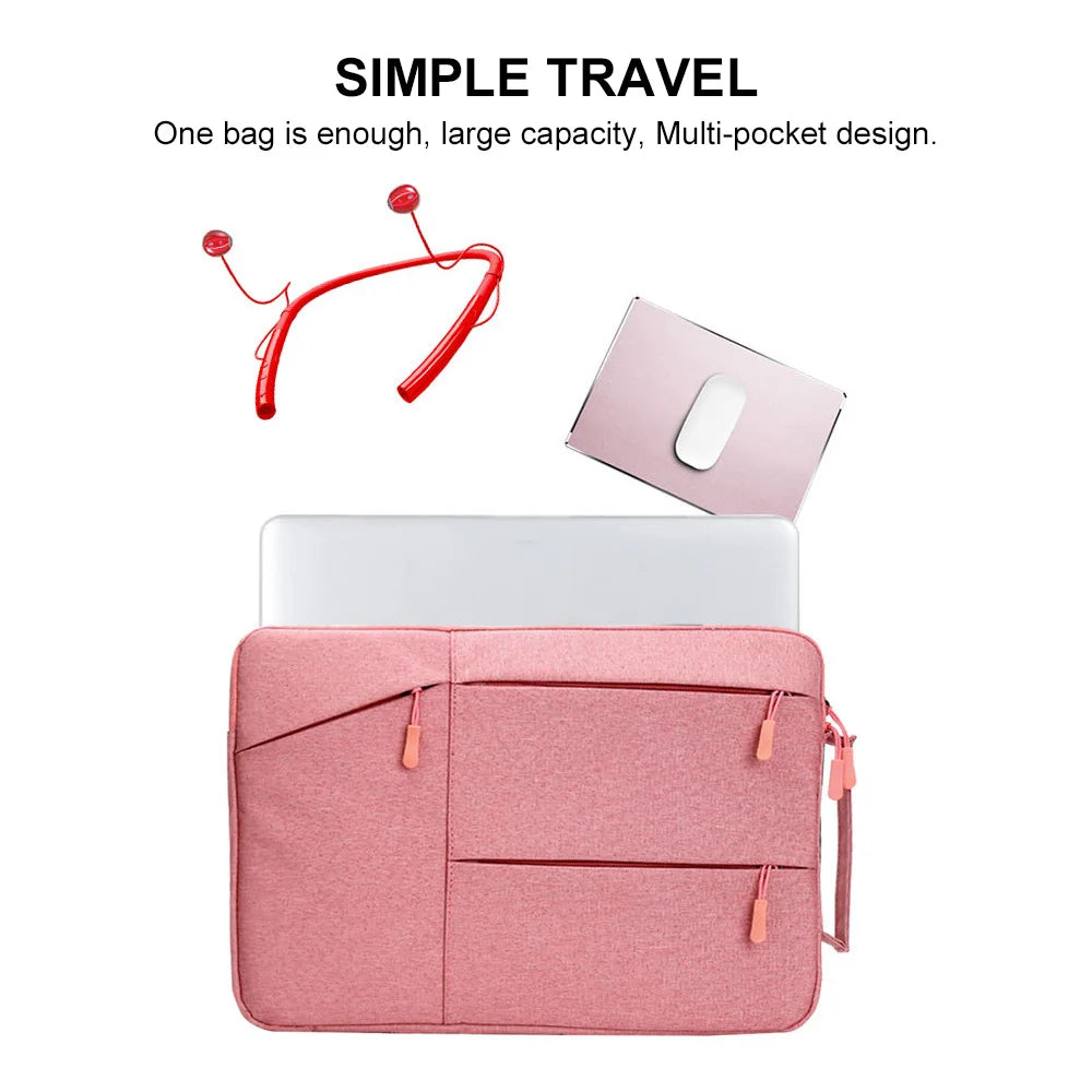 Tejesa Laptops Bag 12 13 14 15.4 15.6 16 Inch Waterproof Notebook Case Sleeve For Mac book Air Pro Lenovo Computer Handbag Briefcase Bag