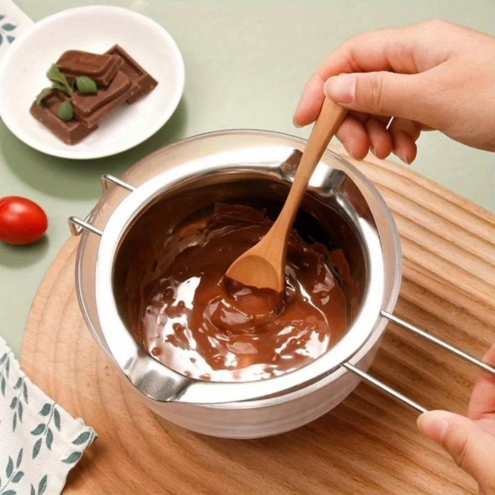 Stainless Steel Candle Wax Melting Boiler Pot Long Handle Chocolate Butter Melting Pot Pan DIY Handmade Candle Soap Making Tool