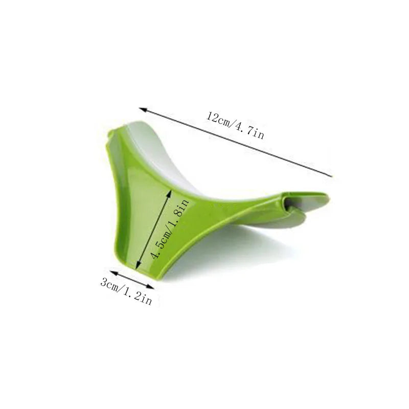 Hemasa Kitchen Funnel with Anti-Splash Edge and Liquid Streamer Spout, Anti-Spill Pouring Tool