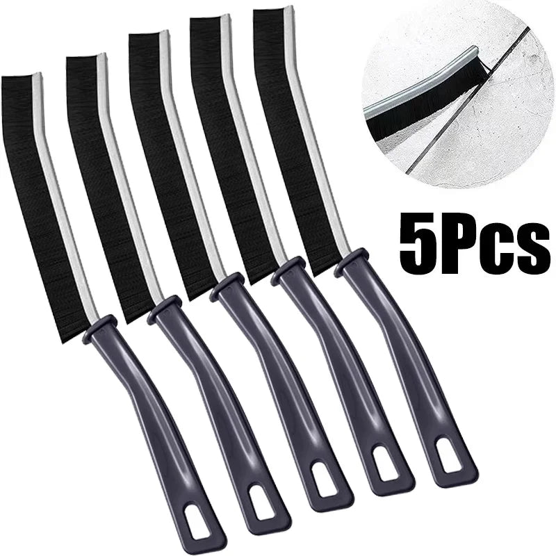 Hemasa  Grout Gap Cleaning Brush Kitchen Toilet Tile Joints Dead Angle Hard Bristle Cleaner Brushes For Shower Floor Line 5/1Pcs