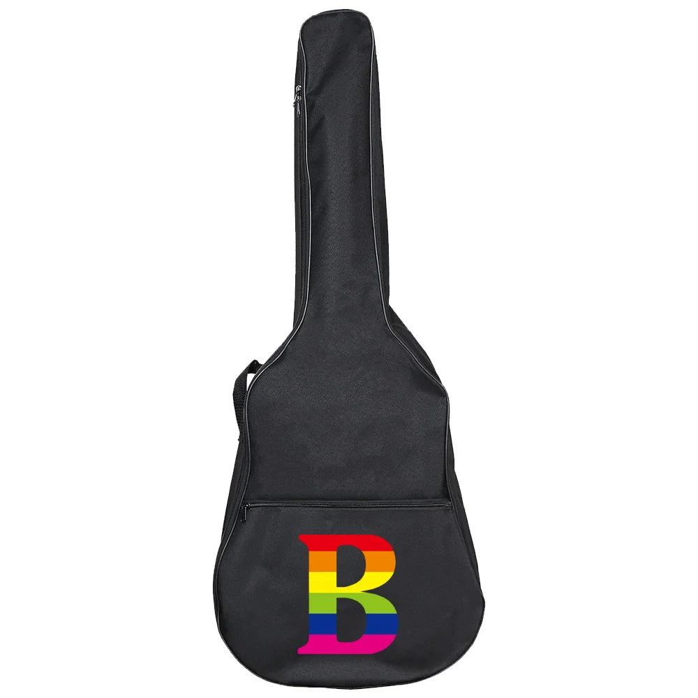 Tejesa Guitar Bag 31-41 Inch Guitar Case Printing Rainbow Series / Guitar Cover /Waterproof Backpack Oxford Fabric