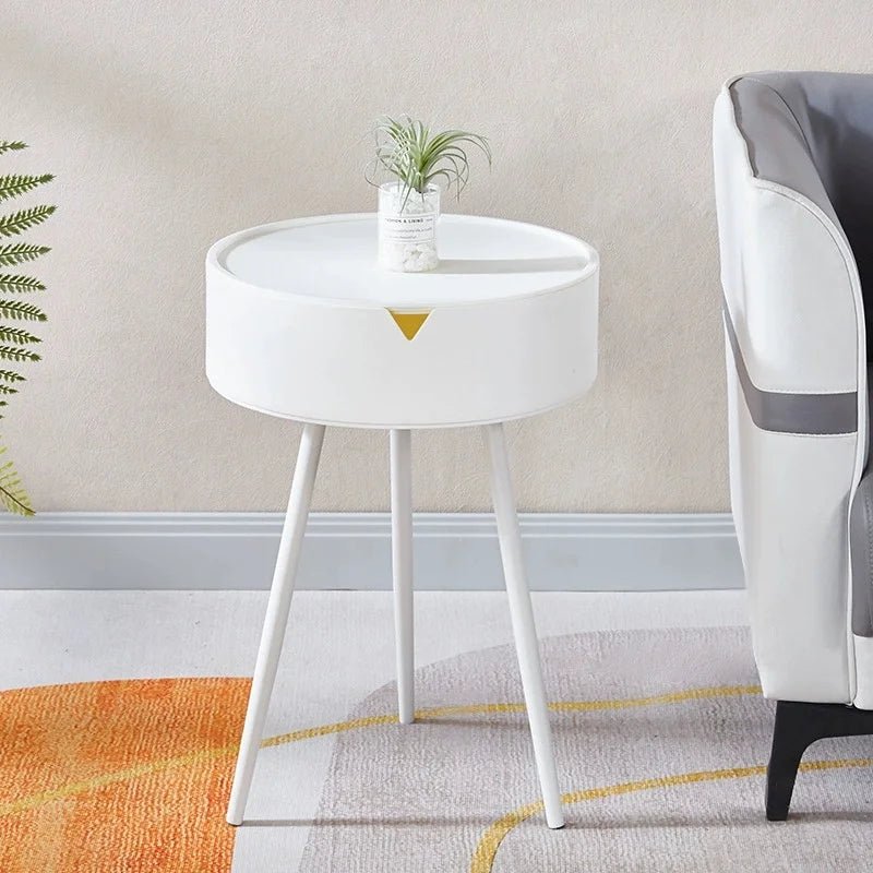 Modern Bedroom Bedside Table Versatile Nightstands Minimalist Easy Install  Design Modern Living Table Personality creative