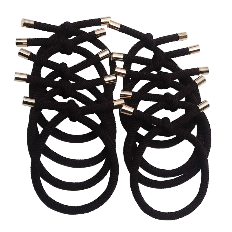 Tejesa 20PCS Women Elastic Hair Rubber Bands High Quality Girls Hair Bands Hair Scrunchies Gold Plated  Hair Accessories Hair Gum/Tie