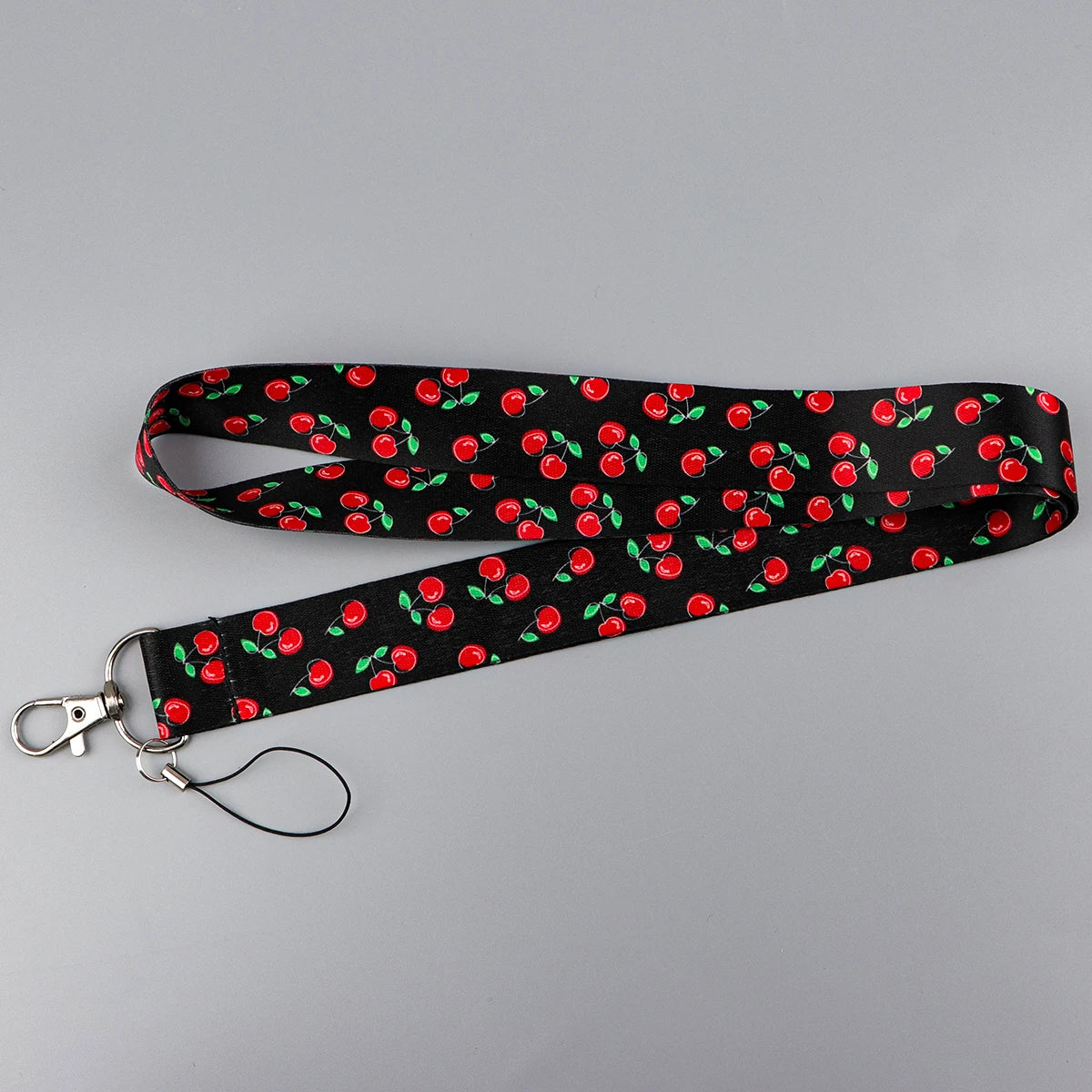 Strawberry Cell Phone Lanyard Neck Strap Hanging Lanyards for Keys ID Card Employee Card Badge Holder Leaf Neck Strap