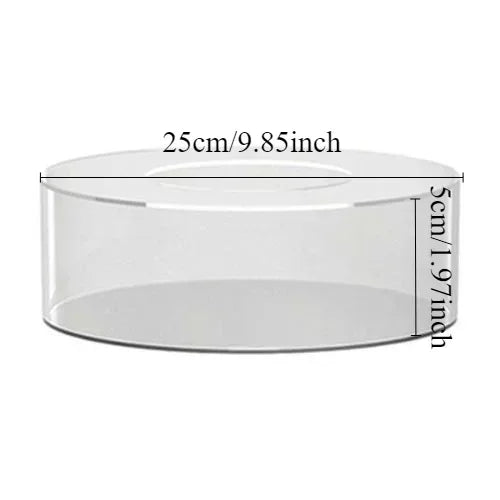 Acrylic cake stand Fillable lamp candy flower display stands Stackable Display Box for Wedding Birthday Party Table Pastry Decor