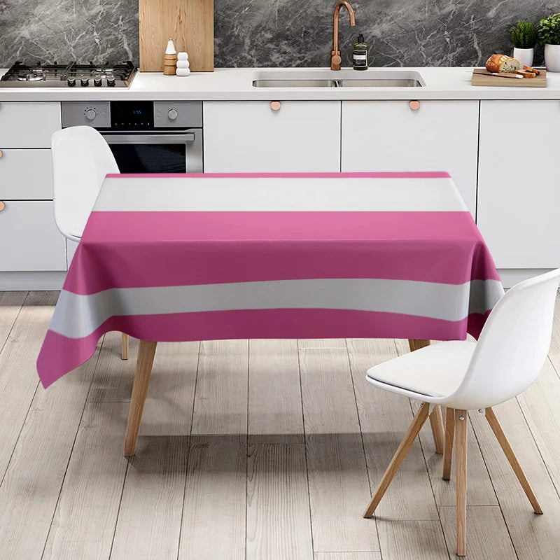 Tejesa Waterproof Tablecloth for Dining Room  Overlay Table Cover Party Decor /Luxury Table Linens Home Kitchen Table