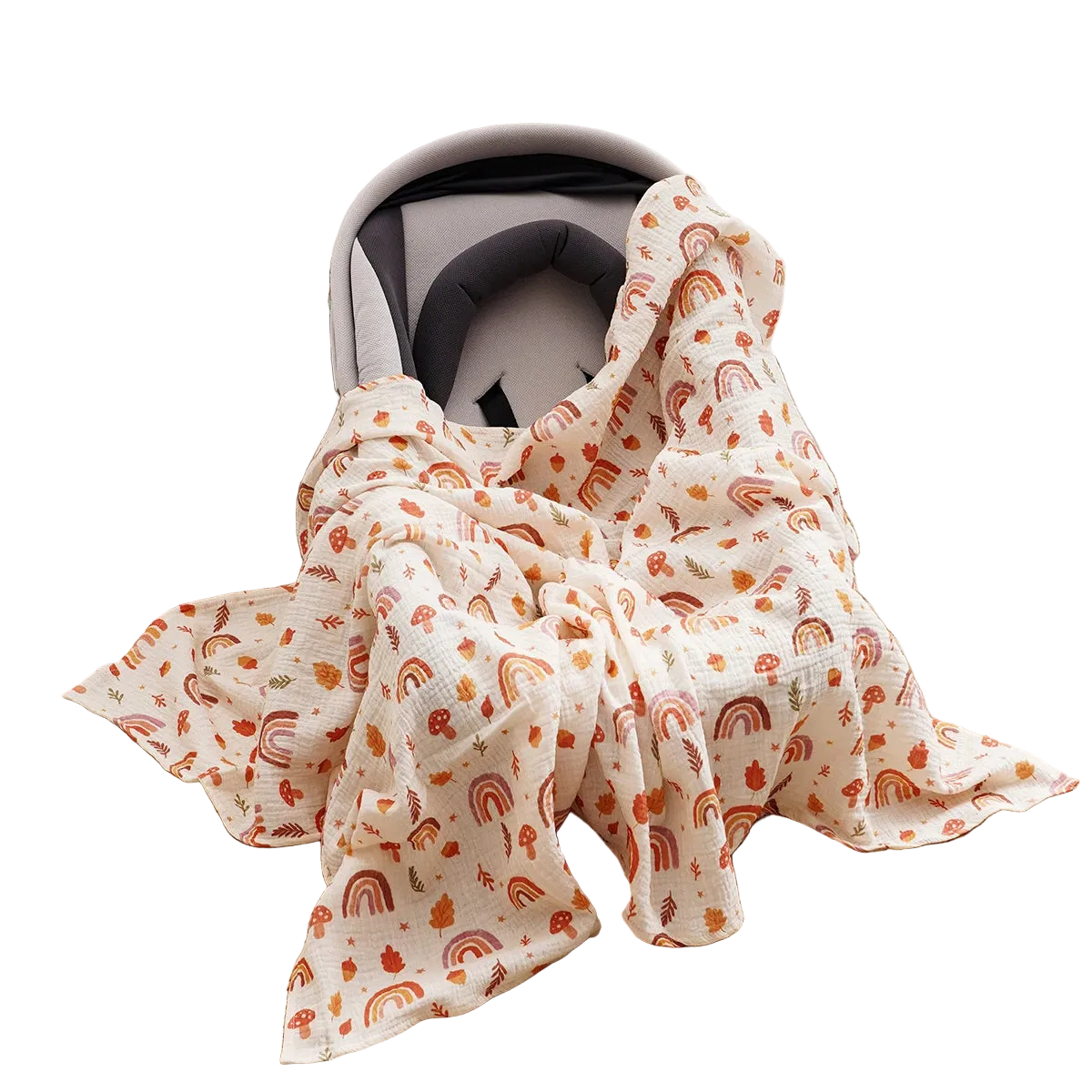 Tejesa All Season 100% Cotton Baby Muslin Swaddle Blanket/ Newborn Bath Towel/100x100cm