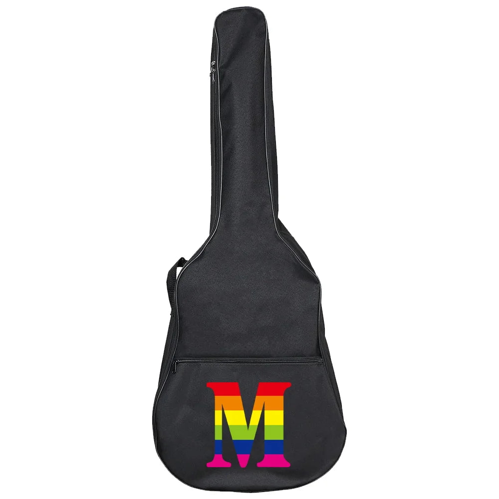 Tejesa Guitar Bag 31-41 Inch Guitar Case Printing Rainbow Series / Guitar Cover /Waterproof Backpack Oxford Fabric
