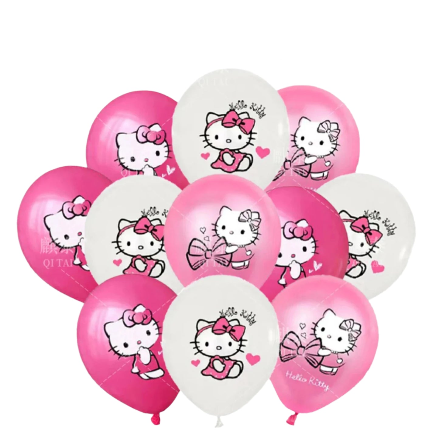 Hemasa Hello Kitty Party Balloon Set/ Children Birthday Partys Decorations Anime Latex Balloons Set Kids Gift