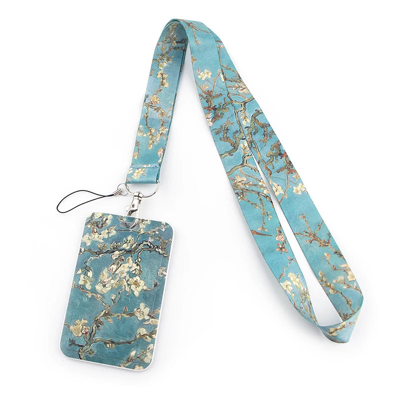 Tejesa Little daisy Lanyard for Key Cute Neck Strap Card ID Badge Holder Key Chain Accessories Wholesale