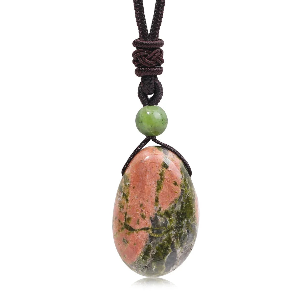 Hemasa Natural Gemstone Amethyst Rose Quartz Clear Quartz Necklace Pendants For Men And Women Health Wealth jewelry