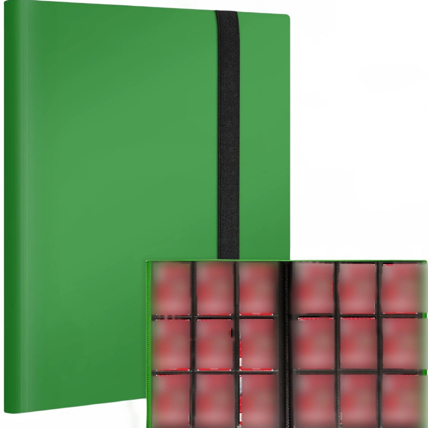 Hemasa 9 Pocket  Card AlbAum Folder - 360 Side Loading Pocket Binder for Game Cards & Sports Cards