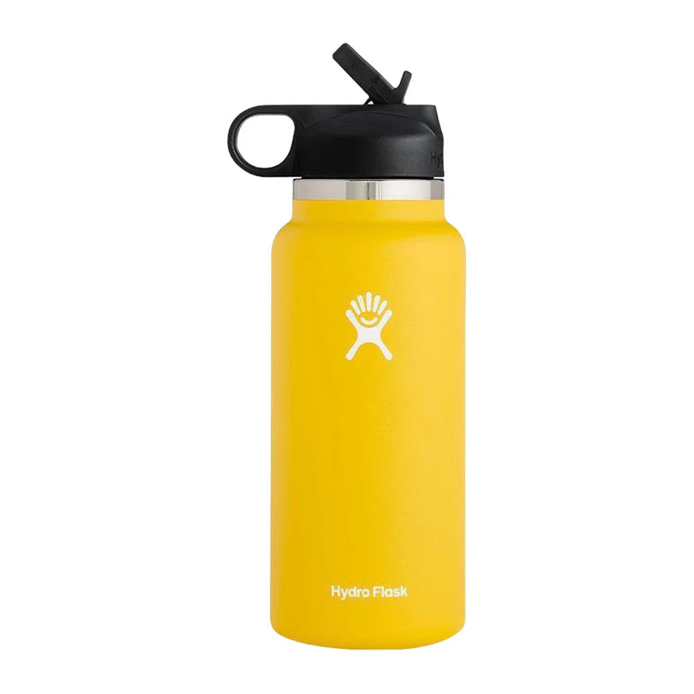 Hemasa 40oz Sports Water Bottle Insulated Vacuum Water Bottle Flex Cap Straw Lid Stainless Steel Vacuum Flask for Coffee Tea and Drinks