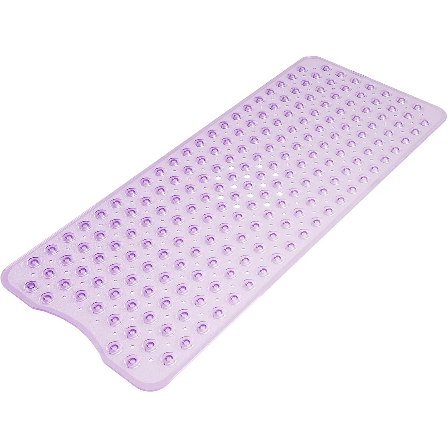 Tejesa 1pc Cartoon Extra Long Bathtub Mat 40x100cm Non Slip Bath Mat for Bathroom Tubs Shower Mats with Suction Cups & Drain Holes