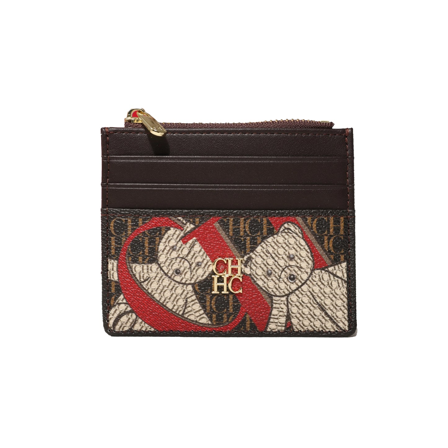 CH Portable Women's Wallet Exquisite Urine Decoration Durable and Elegant Brand Design Letter Decoration Zipper Card Bag