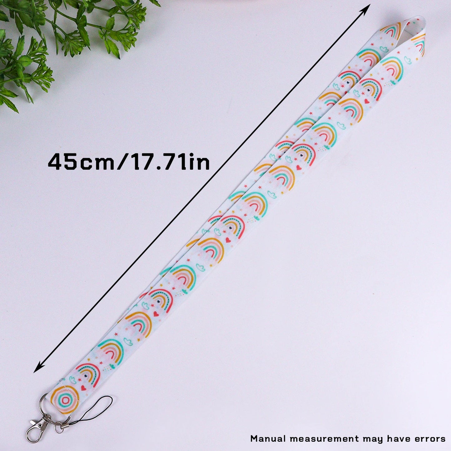 Tejesa Cell Phone Lanyard/ Rainbow Neck Lanyard for ID Card Holder/ Lanyard