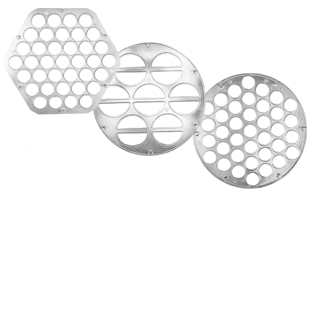 Tejesa 3/1pc Dumpling Moulds Aluminum Alloy Fast Pelmeni Maker Ravioli Mould for Kitchen Cooking Dumplings Pies Wontons Fruit Pies Tool