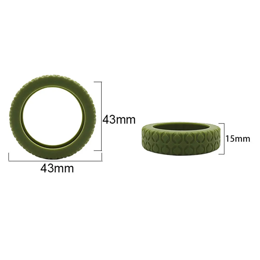 Tejesa  Luggage Wheels Protector,Silicone Suitcase Wheel Protection Cover Suitcase Accessory,Trolley Case Wheel Casters Cover