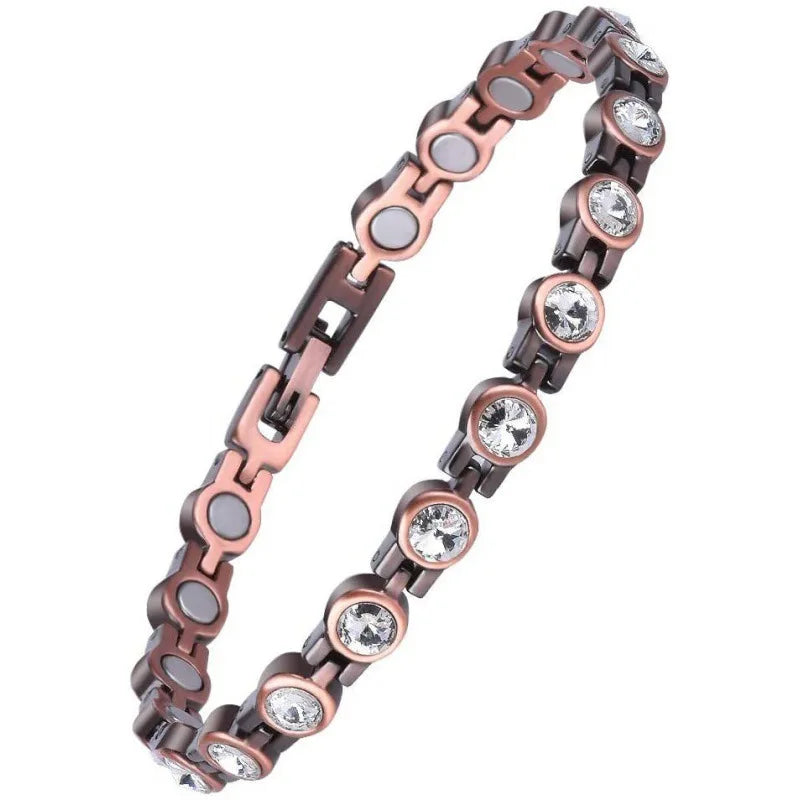 Hemasa  Stainless Steel Elastic Magnetic Bracelets For Women