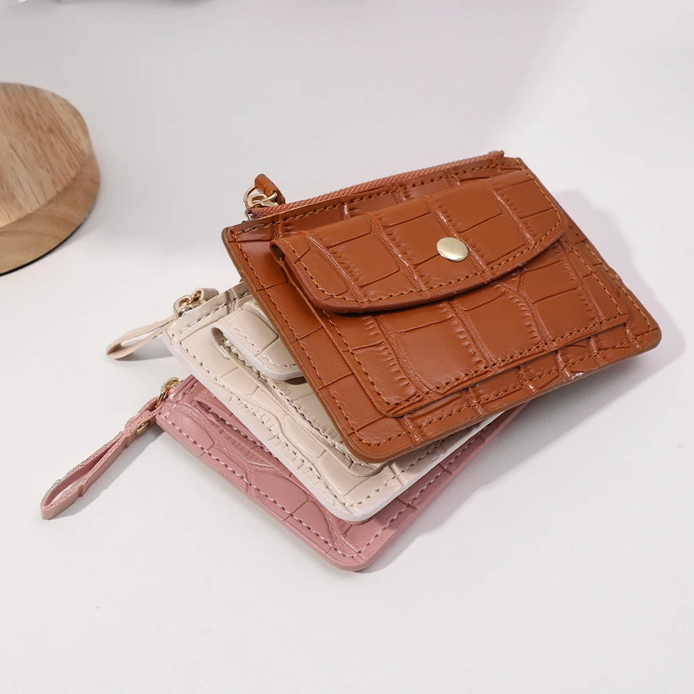 Hemasa Mini Wallets  Multi-Cards Holder For Women /Leather Female Purse Coin Short Wallet